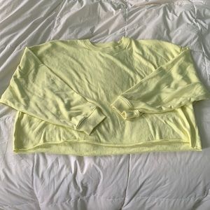 AMERICAN EAGLE Soft cropped crewneck sweatshirt